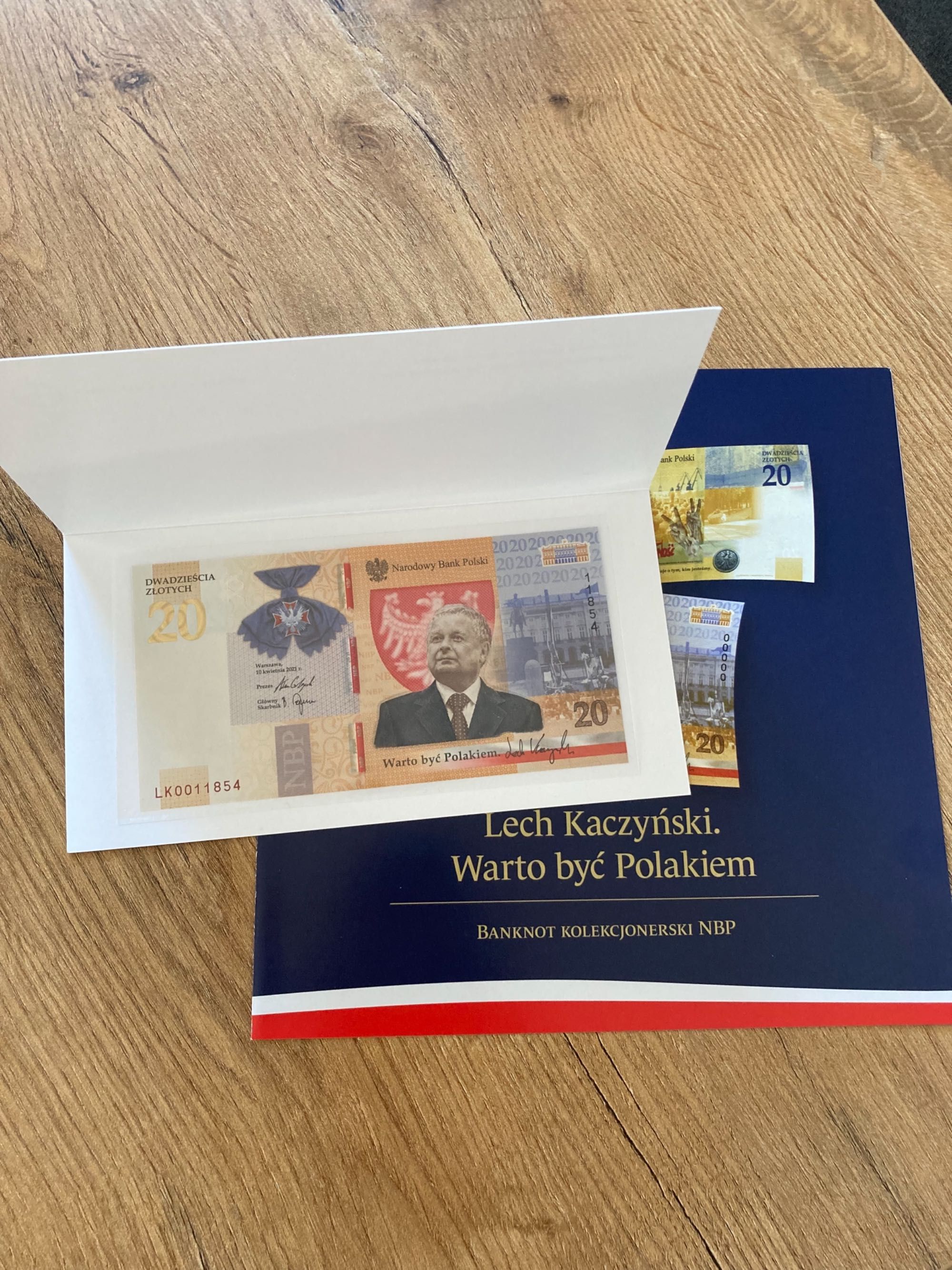 20 zł - Lech Kaczyński. Warto być Polakiem.