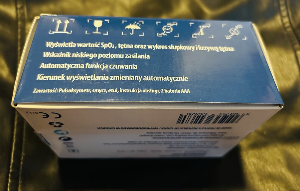 Pulsoksymetr NOVAMA Respire Blue z Bluetooth