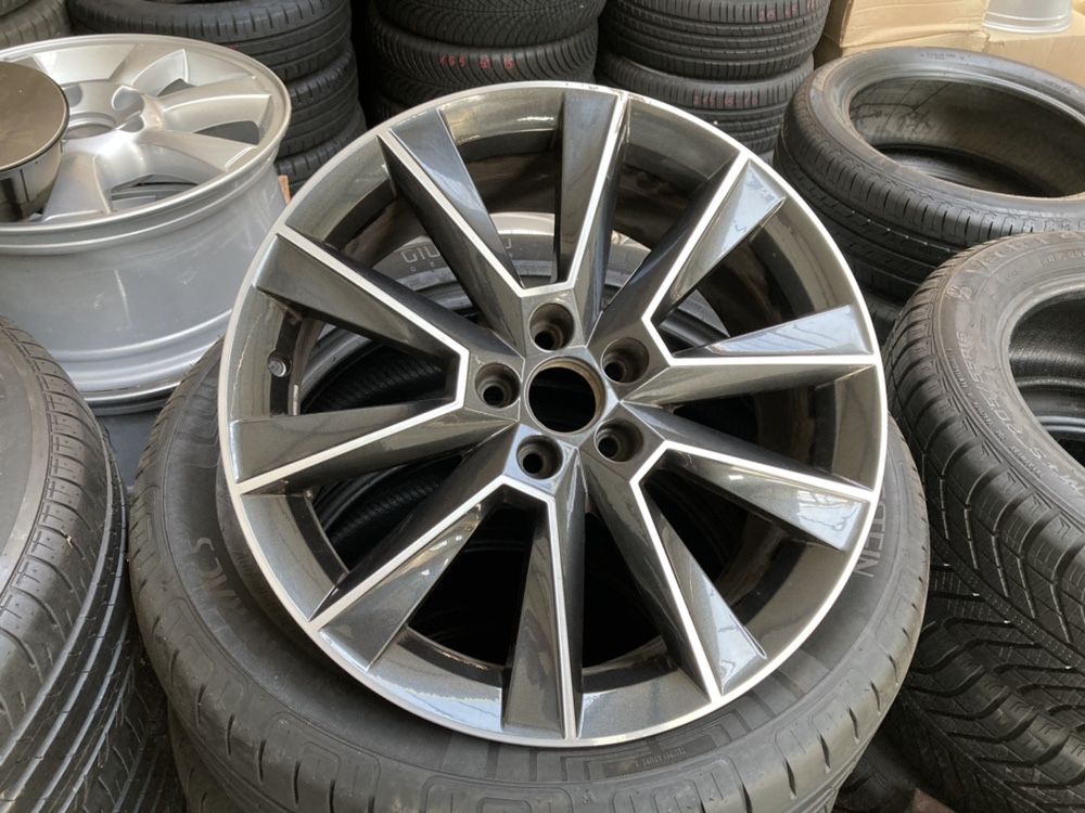 1x pojedyncza felga kolo skoda rapid 17 cali 7J et46 5x100 super 5JJ