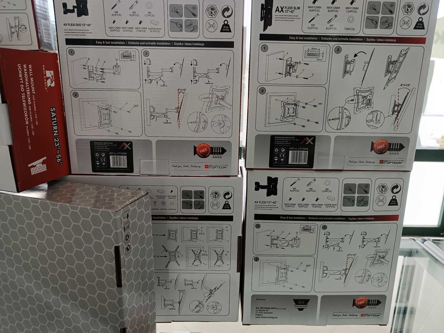 Suportes LCD Ax opticum de 10 a 70 polegadas