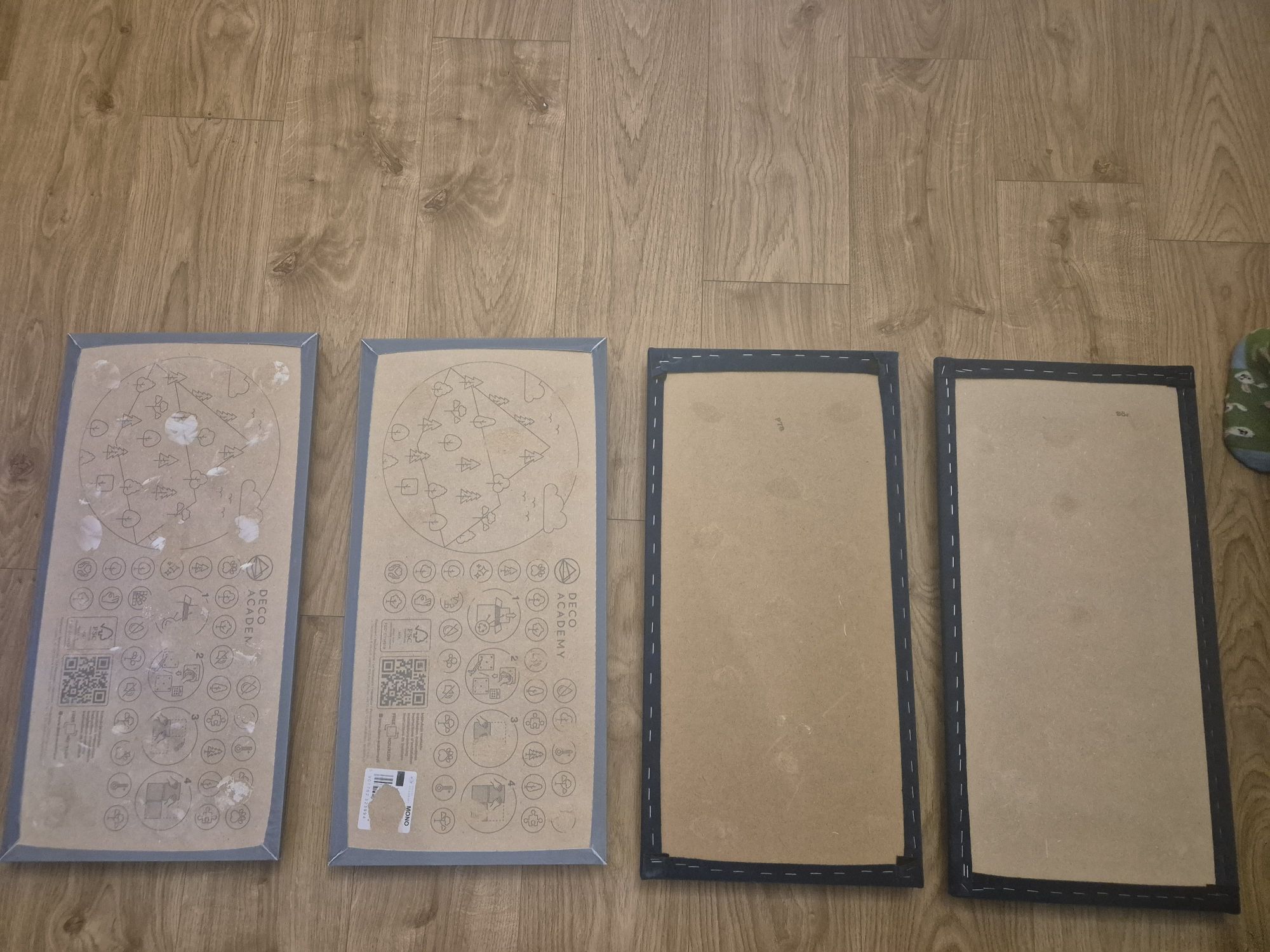 Panele tapicerowane 4 szt. 60x30 cm
