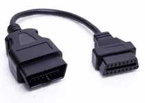Кабель-удлинитель OBD-II 16-pin мама-папа - 30 см / 60 см