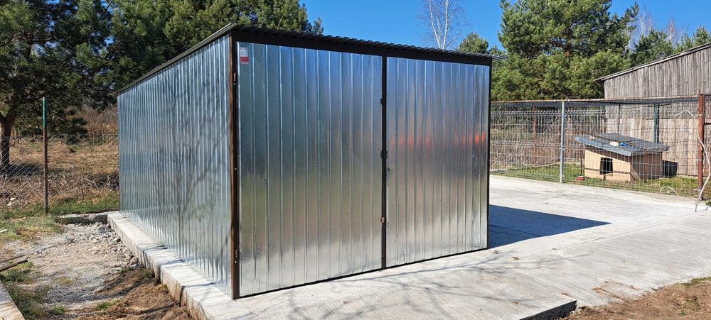 Garaż 3x5 Garaże blaszane WZMOCNIONE Blaszak Blaszaki Cały Kraj RATY