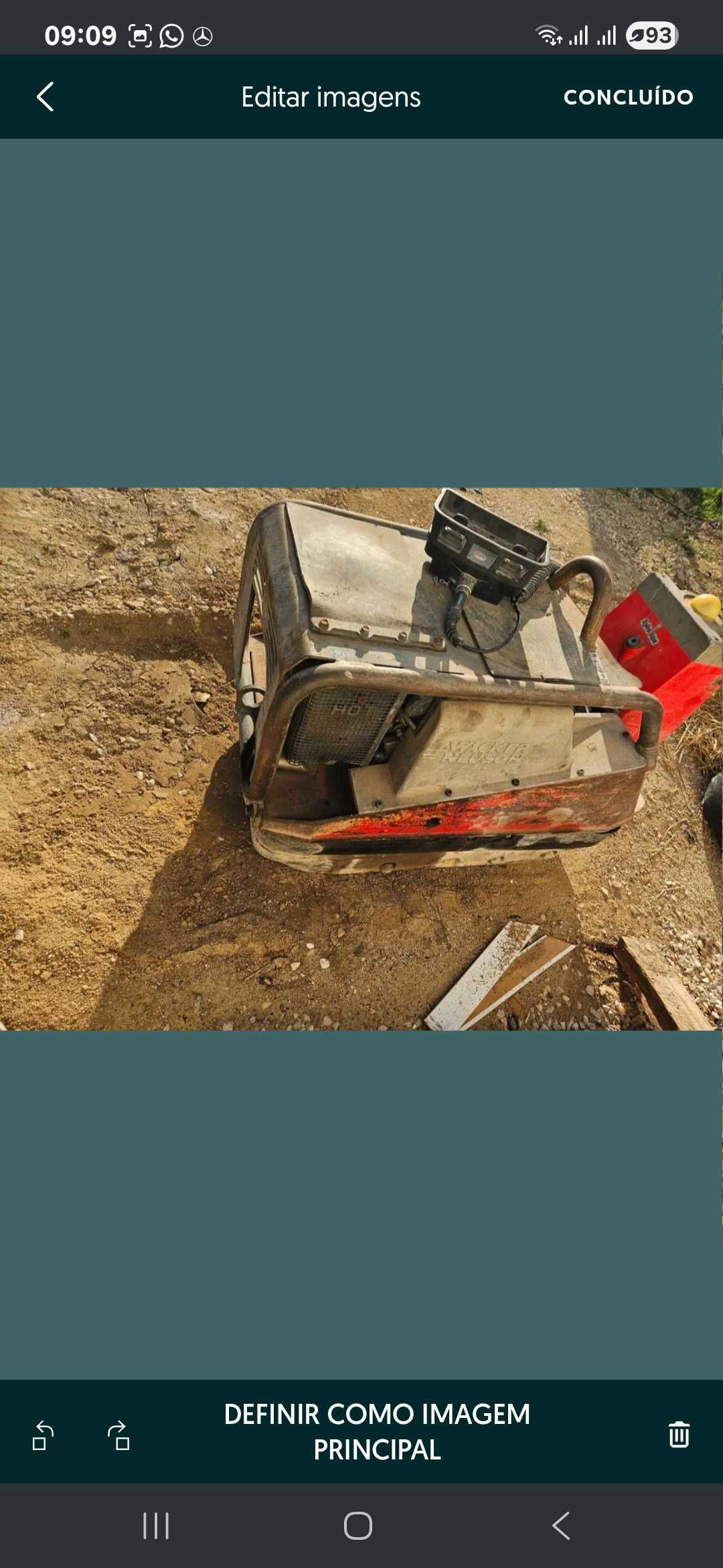 Placa vibratoria wacker neuson