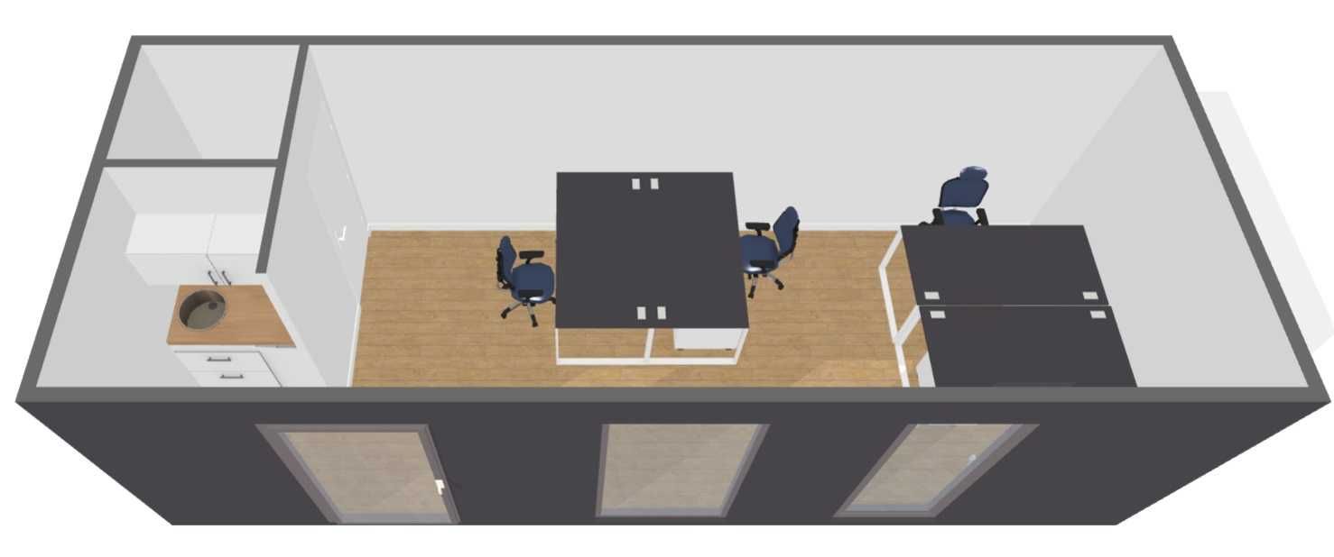 Kontenery biurowe mobilne pawilon handlowy XXL 8x3m WC+aneks Producent