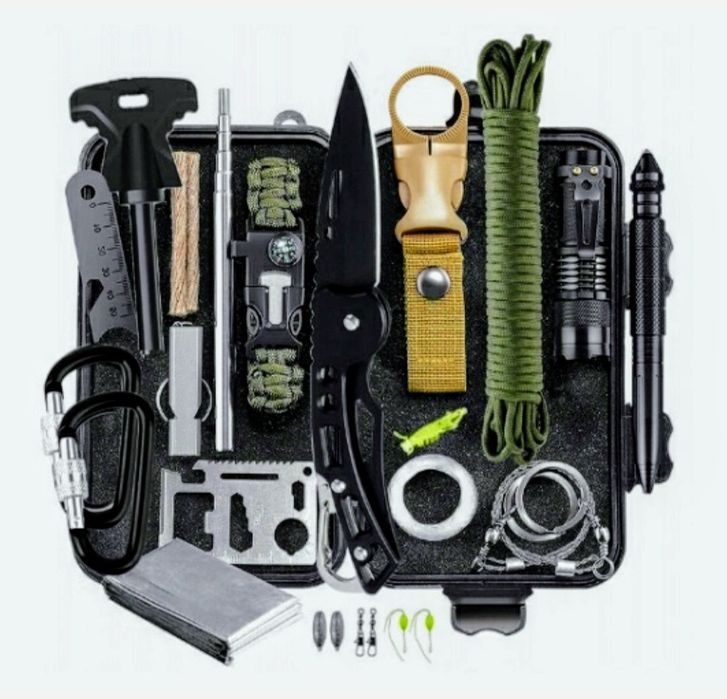 Zestaw przetrwania survival Multitool 34 w 1