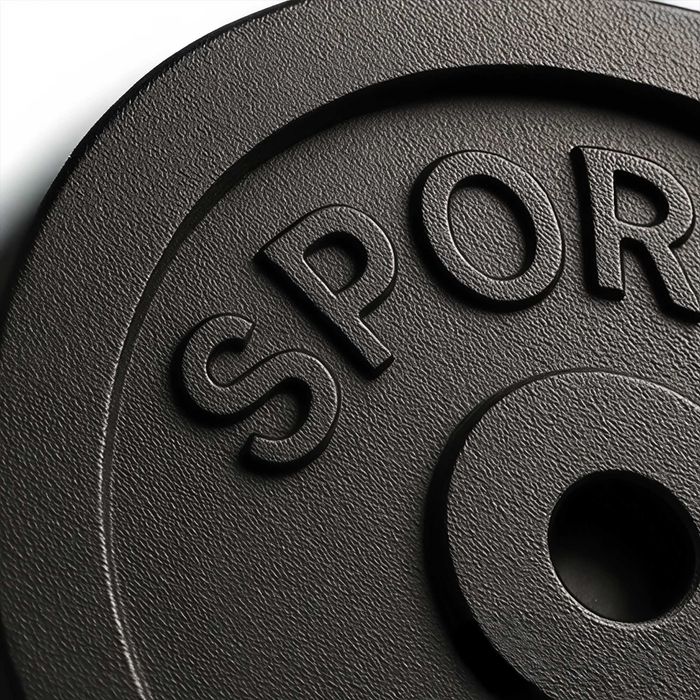 HANTLE ŻELIWNE 2x30 kg gryf Talerze zestaw 60kg