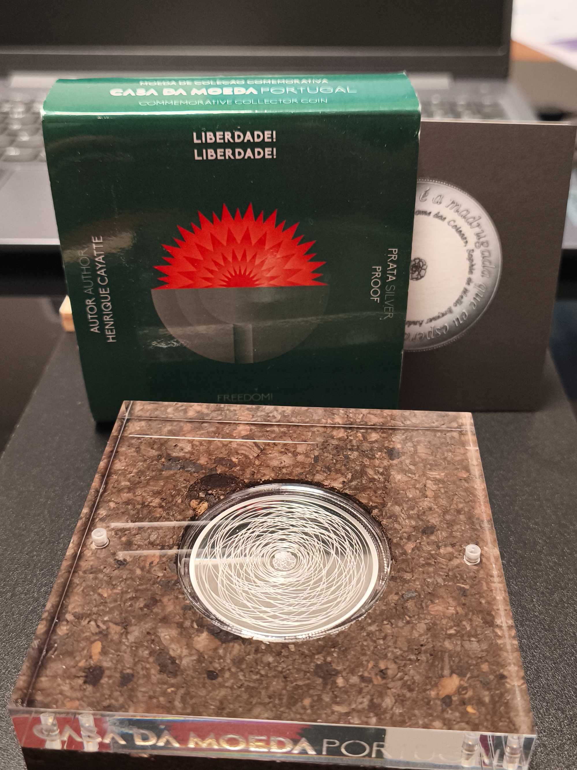 lote 5 moedas 10€ (prata proof] com oferta