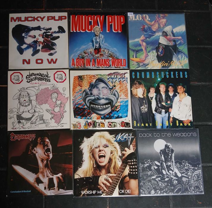VINIL de época:  80's Thrash /Death Metal  (Anthrax,Megadeth
