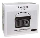 Radio sieciowo-bateryjne FM Smukee 250026-GY Vintage