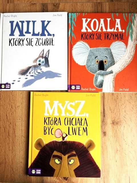 Książka Rachel Bright i Jim Field Mysz która chciała, Wilk który Koala