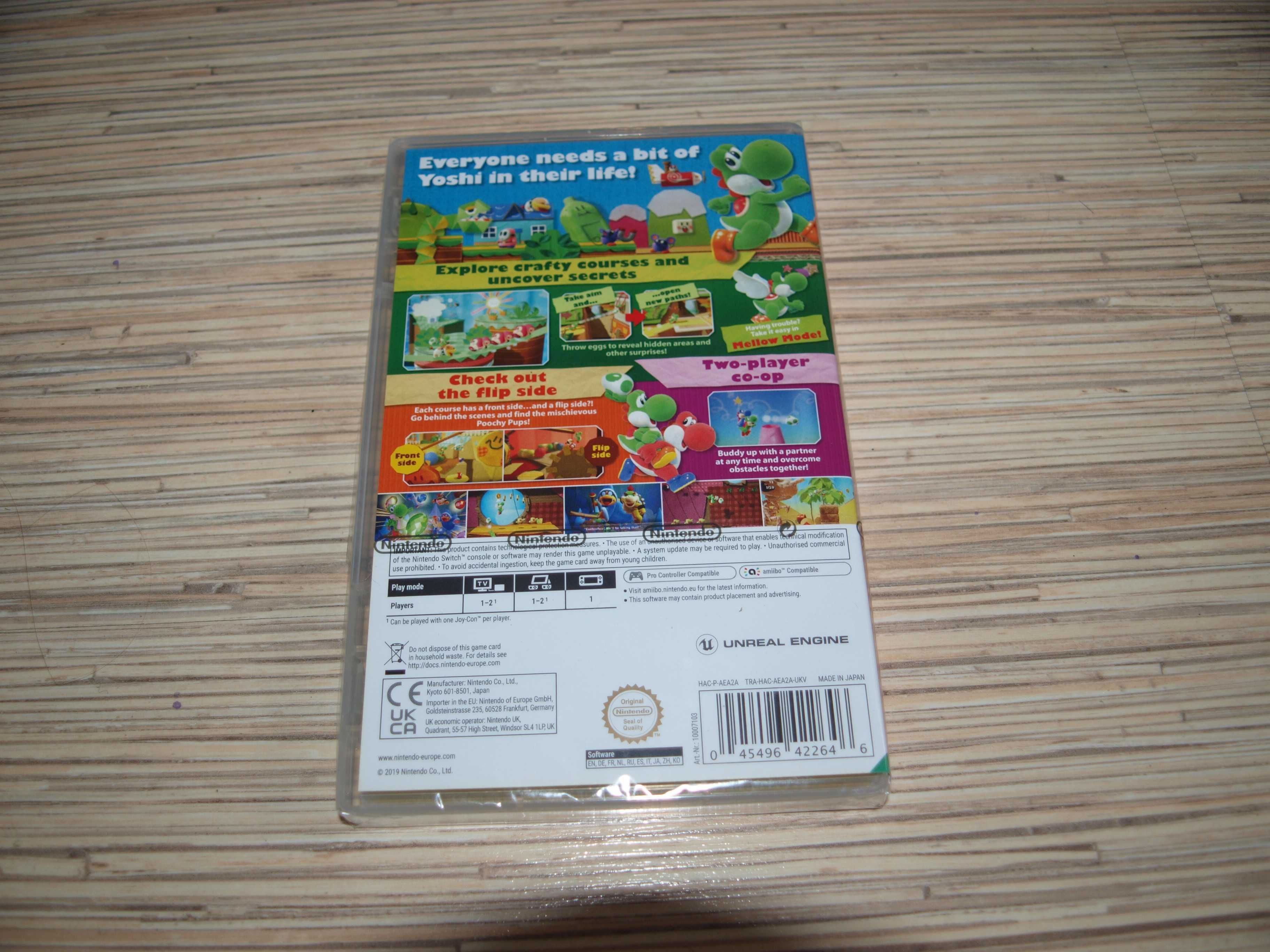 Super gra dla dzieci Yoshi's Crafted World Nintendo Switch nowa folia!