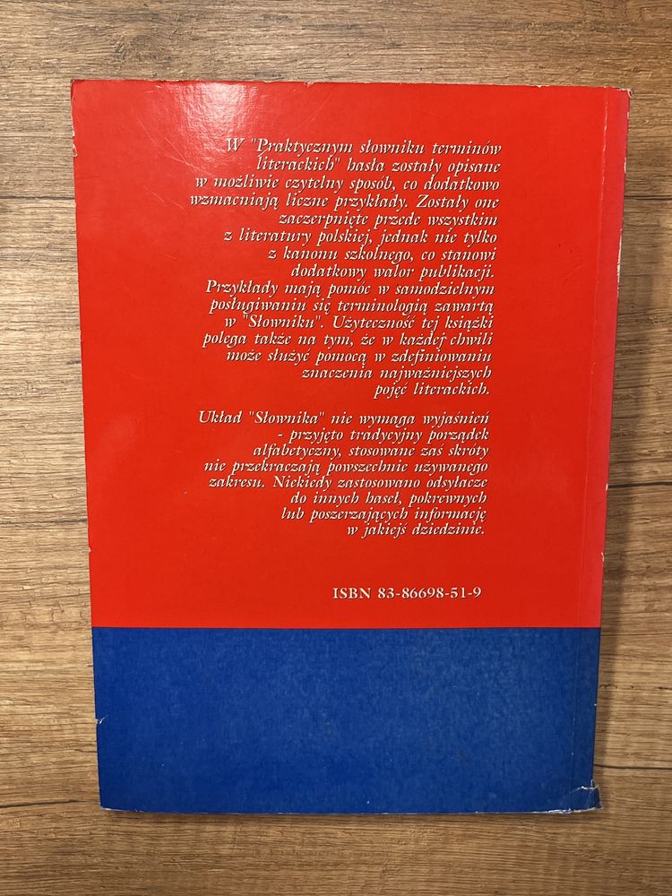 Praktyczny słownik terminów literackich Autor Tomasz Miłkowski