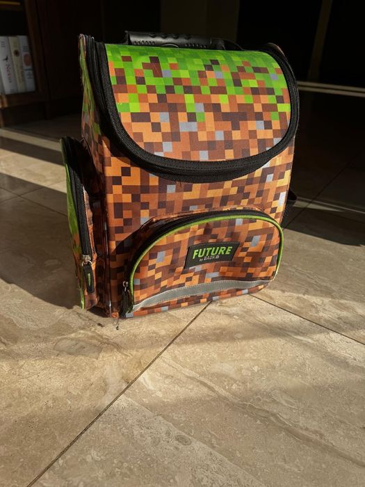 Plecak szkolny Minecraft usztywniany