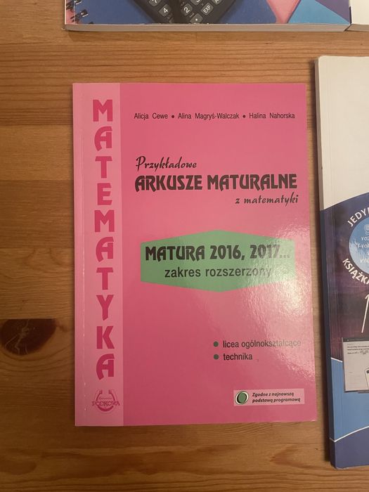 Zestaw książek matematyka rozszerzona matura 6 książek egzamin arkusze