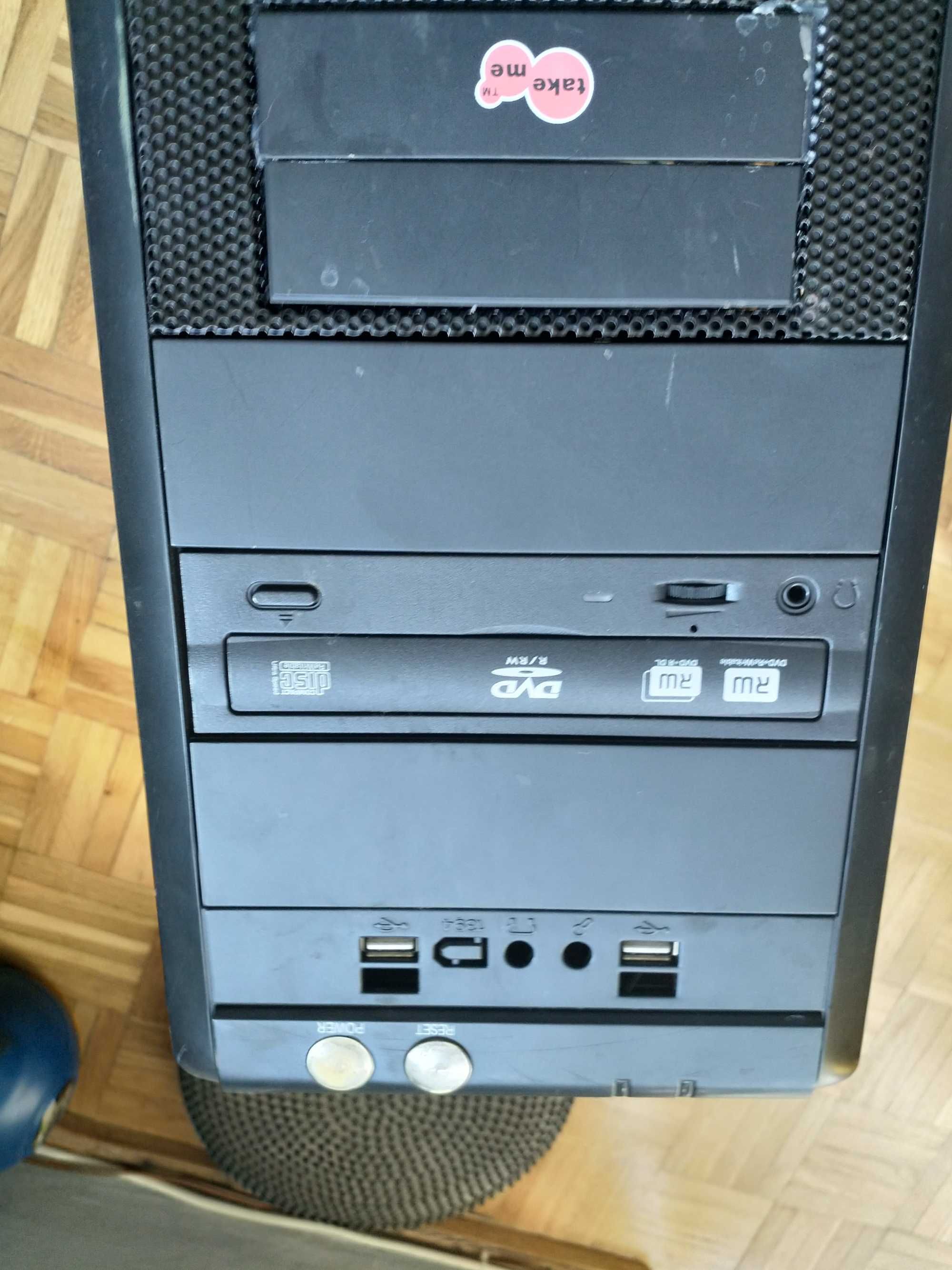 Stary komputer P5WD2, 4 GB, Pentium D CPU 2.80GHz, DVD nagrywarka