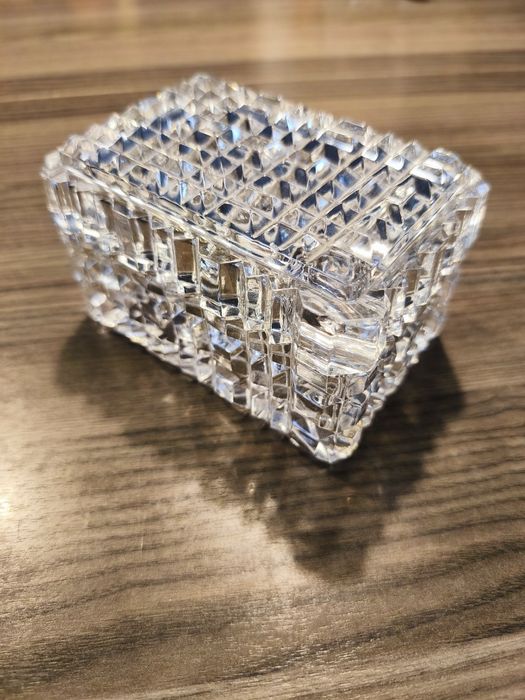 popielnica z papierośnicą kryształ Huta Szkła Julia
