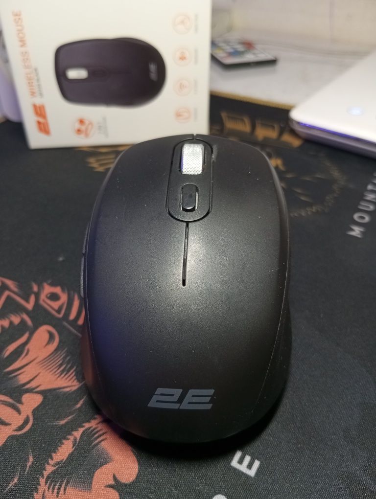 Мишка 2Е MF225WBK Black