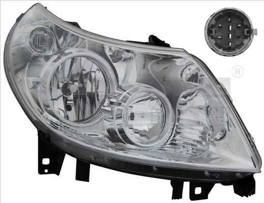 Fiat Ducato,Boxer,Jumper 10-14 Lampa/Reflektor prawy kpl. h7 GRATIS