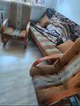 Rozkładana sofa + 2 fotele