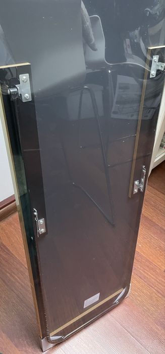 Lustro stojące złota ramka