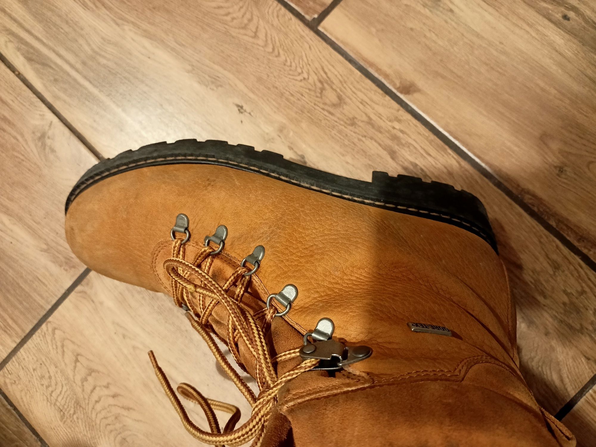 Buty gore tex  nabuk  skóra zima trekkingowe