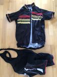 Spodenki + trikot kolarski