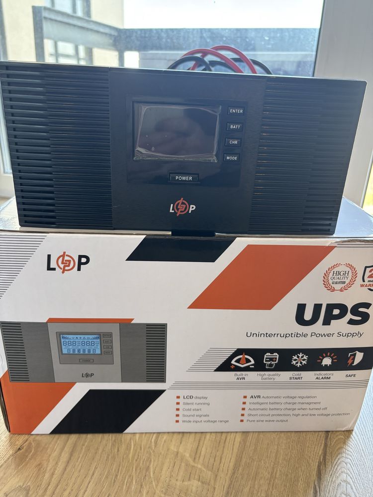 ДБЖ /ИБП /УПС/ Інвертор Logic Power 12V LPM-PSW-1500VA (1050Вт)