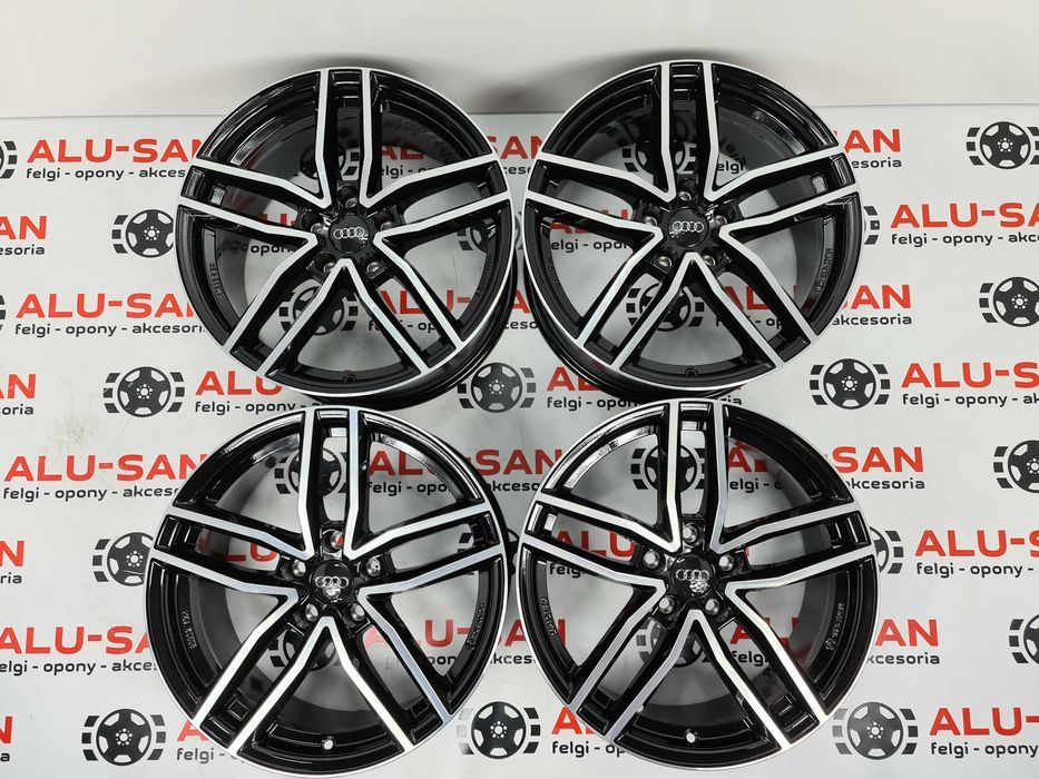 Nowe alufelgi AUDI 18" 5x112 A3 8P0 8V0 8V5 A4 B5 B6 B7 A6 Dark-Poler