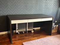 Biurko - Creatio Black Red White - BRW