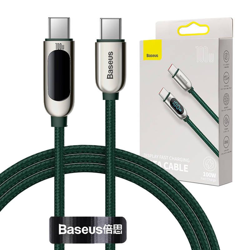 Kabel USB-C do USB-C Baseus Display, Power Delivery, 100W, 1m