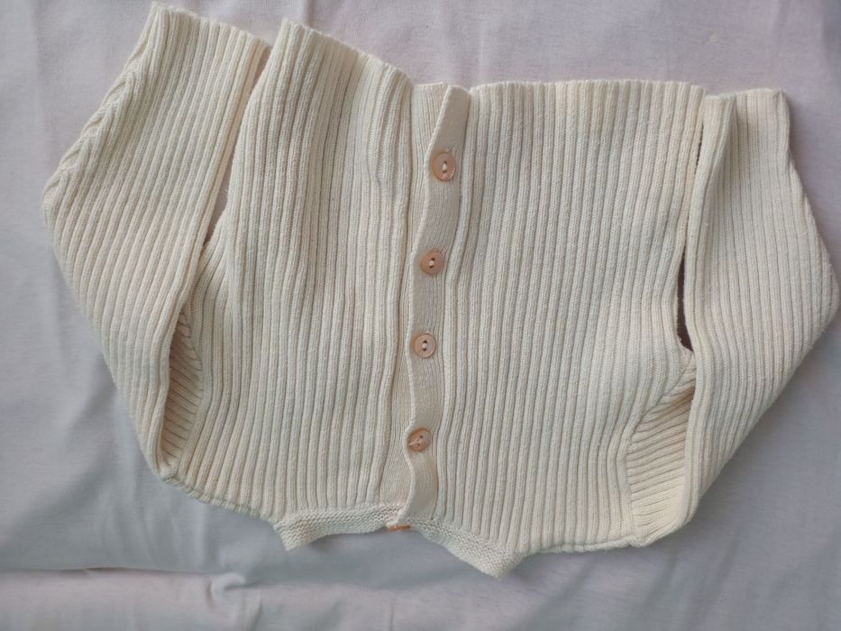 Sweterek rozpinany Burberry 80 cm