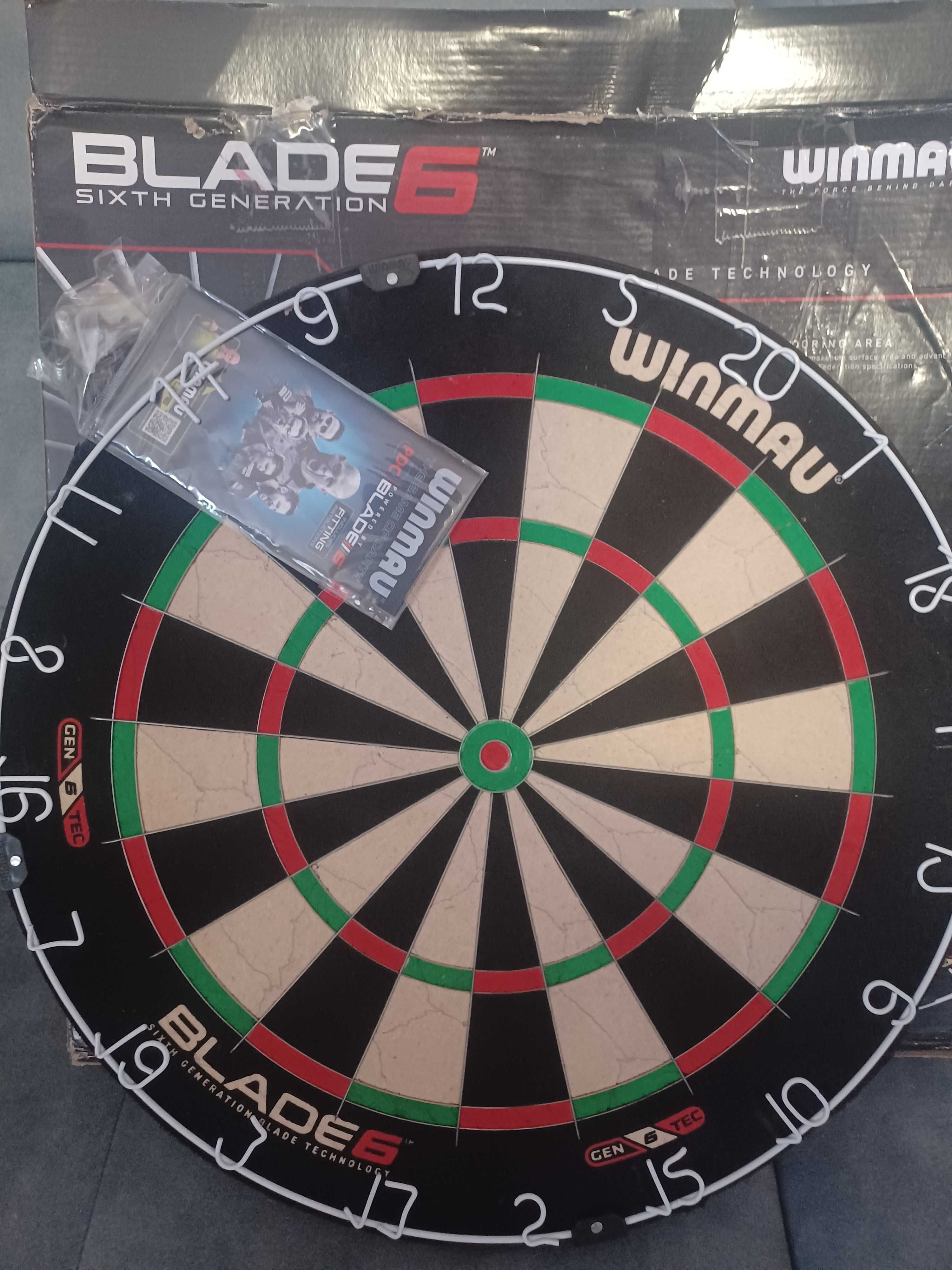 Profesjonalna Tarcza Sizalowa do Rzutek WINMAU Blade 6 47 x 47 cm