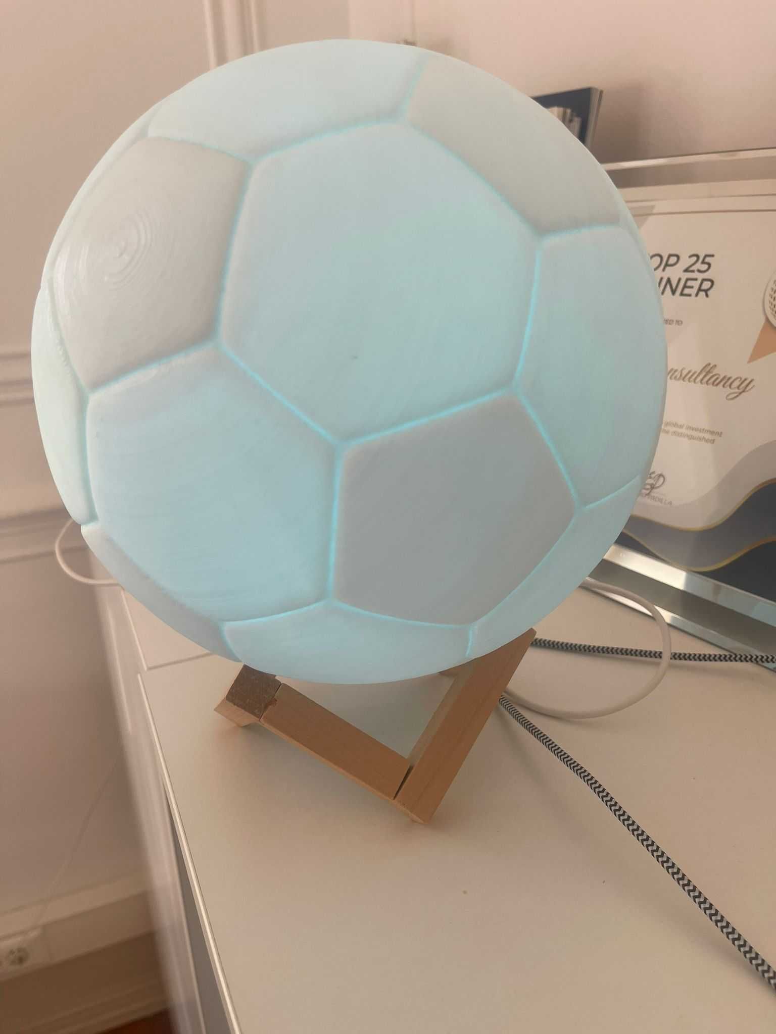 Canderio RGB LED Bola de Futebol