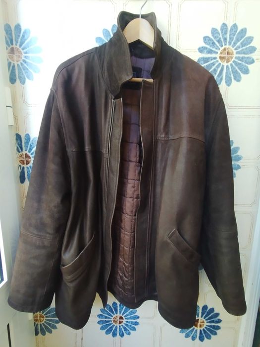 Casaco couro Vintage Decenio