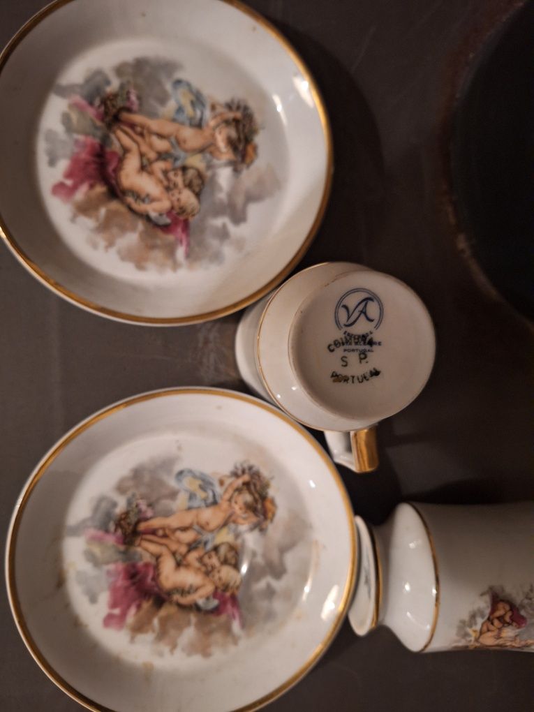 Conjunto de café da vista alegre