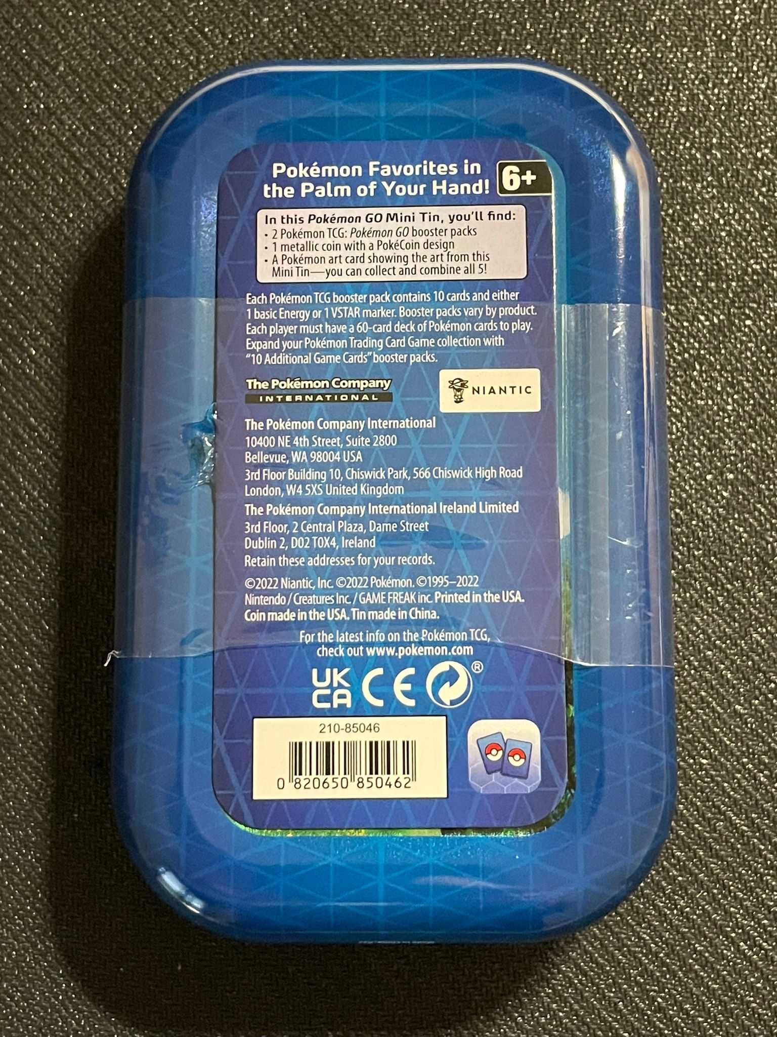 Pokémon Go Tins Seladas