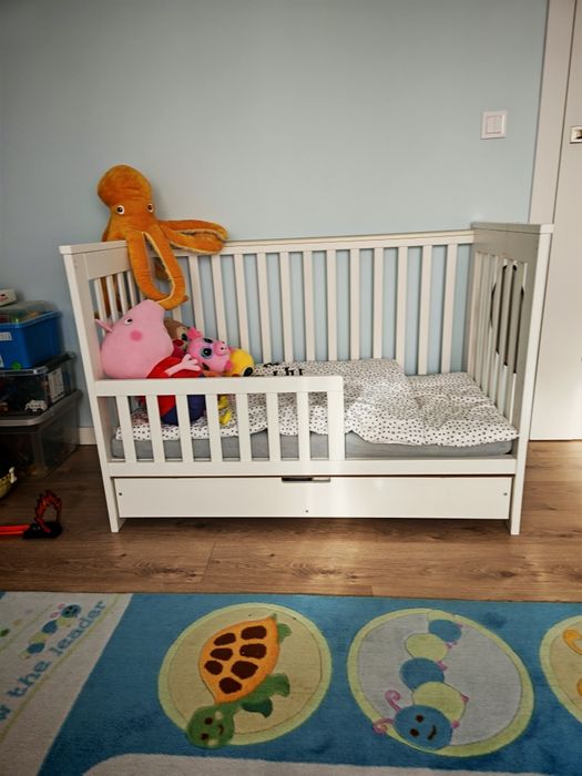 Łóżeczko dziecięce 3 poziomowe stan idealny