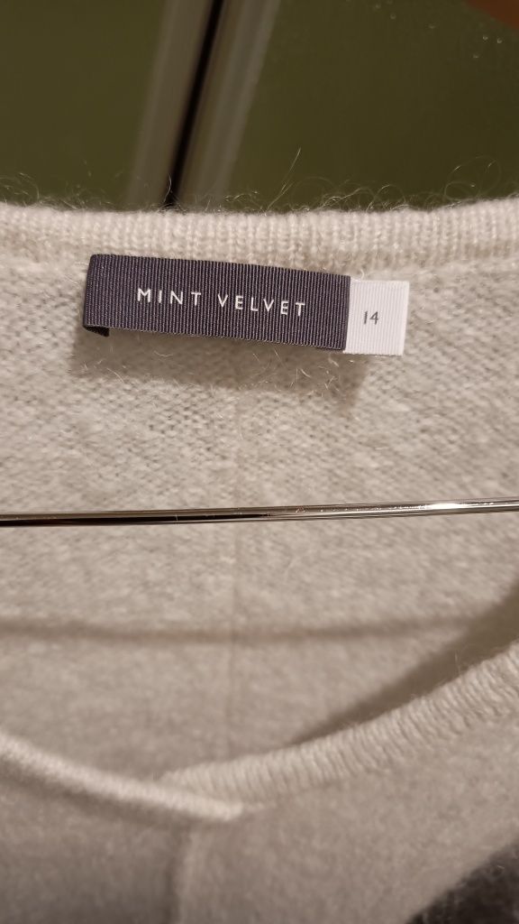 Mint Velvet  Brytyjski damski sweterek, 30% Moher 29% Wełna, Roz. L-XL