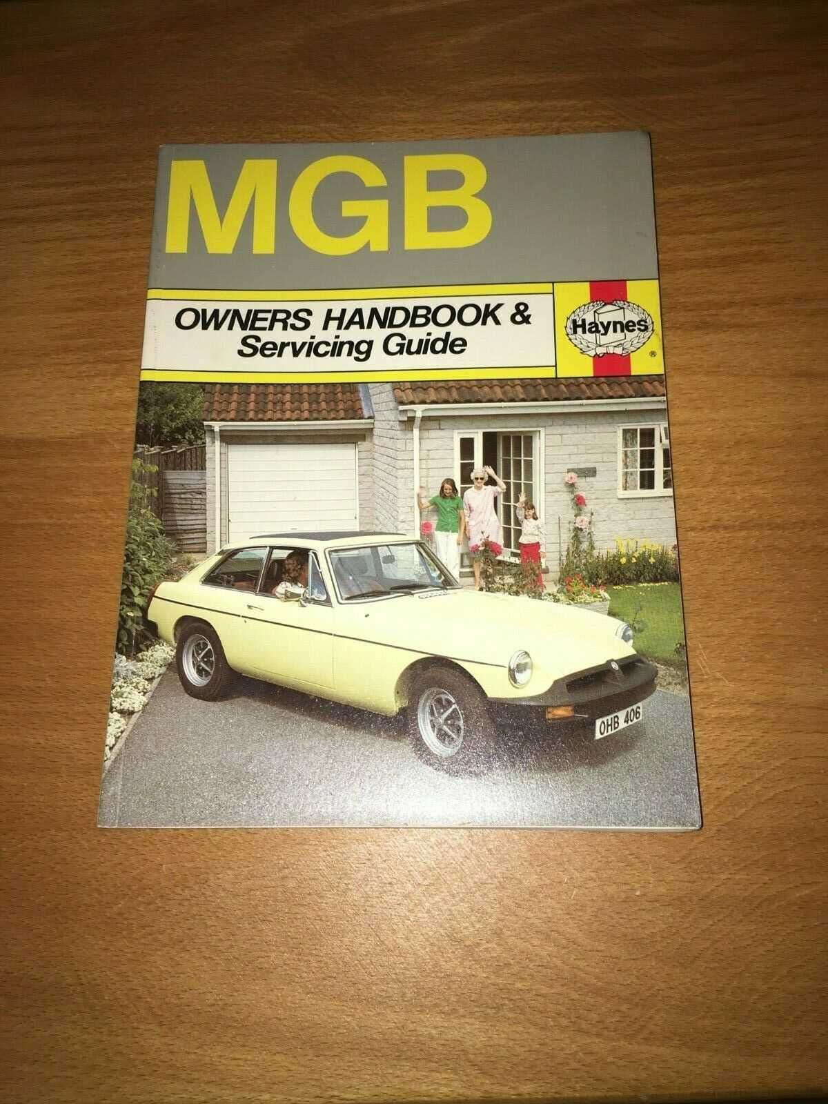 ## livro Mgb owners handbook & servicing guide (haynes) ##