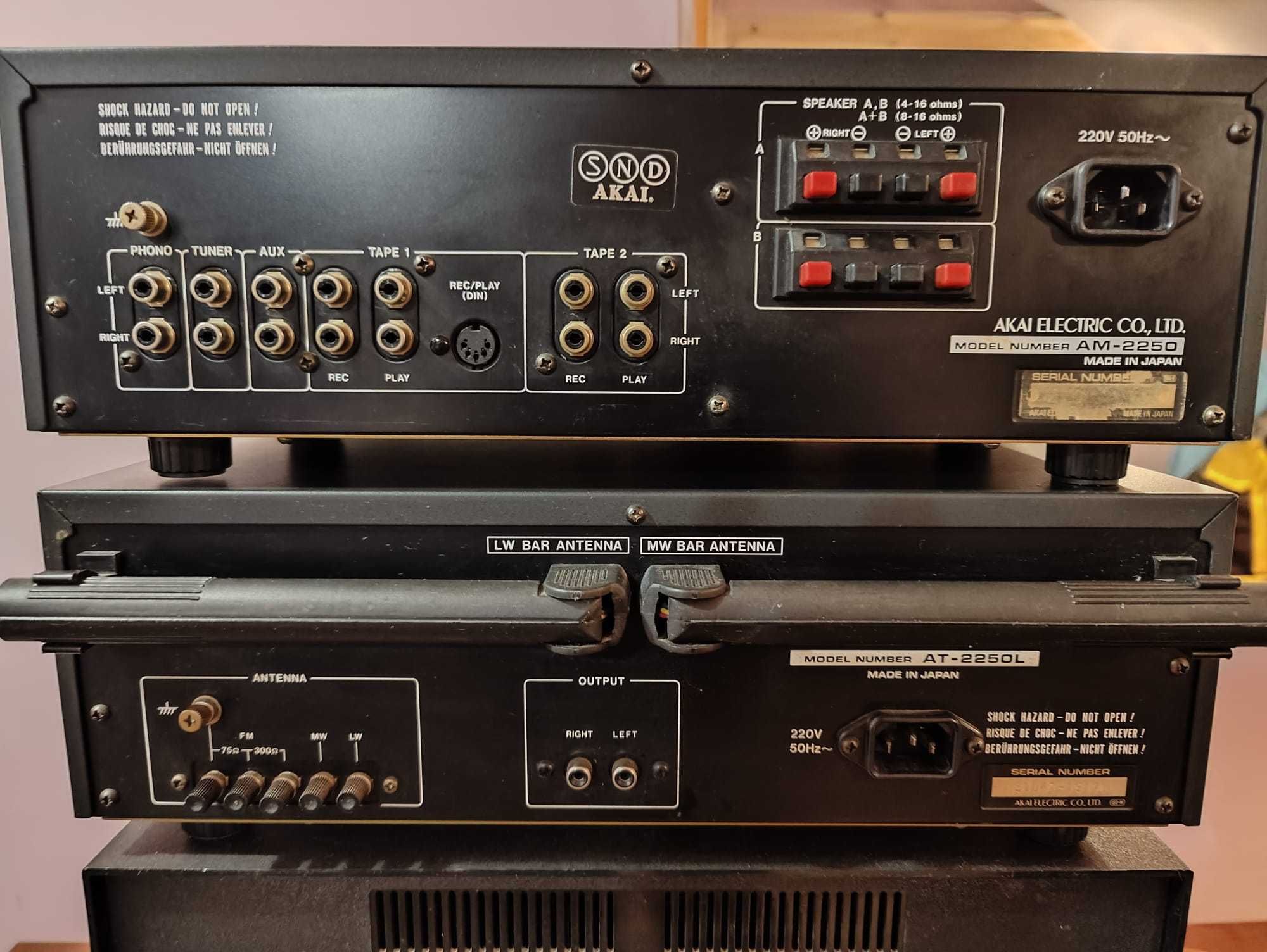 Akai Wieża Am-2250 At-2250 JAPAN ORYGINAŁ Deck nieaktualny