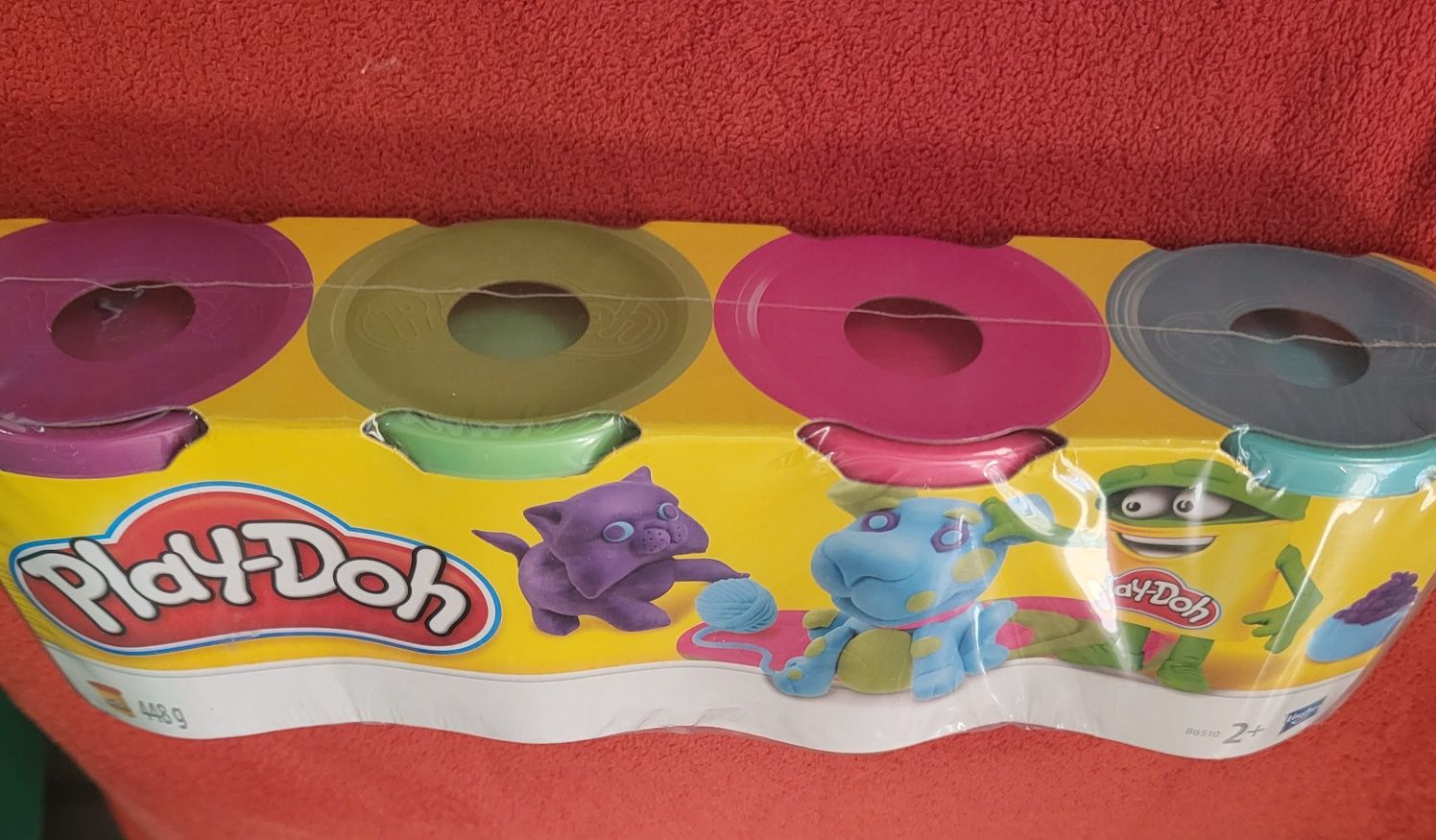 Play-Doh Zestaw 4 kolorów, Ciastolina, nowe w folii.