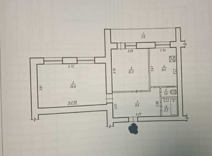 Знову в продажу!Екс!
Продам велику, 2к квартиру (Центр-Театральна пл.)