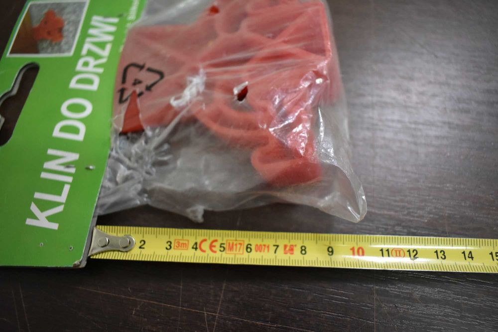 Zestaw 2 x klin do drzwi strongman czerwony