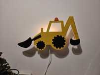 Lampa ścienna Koparka