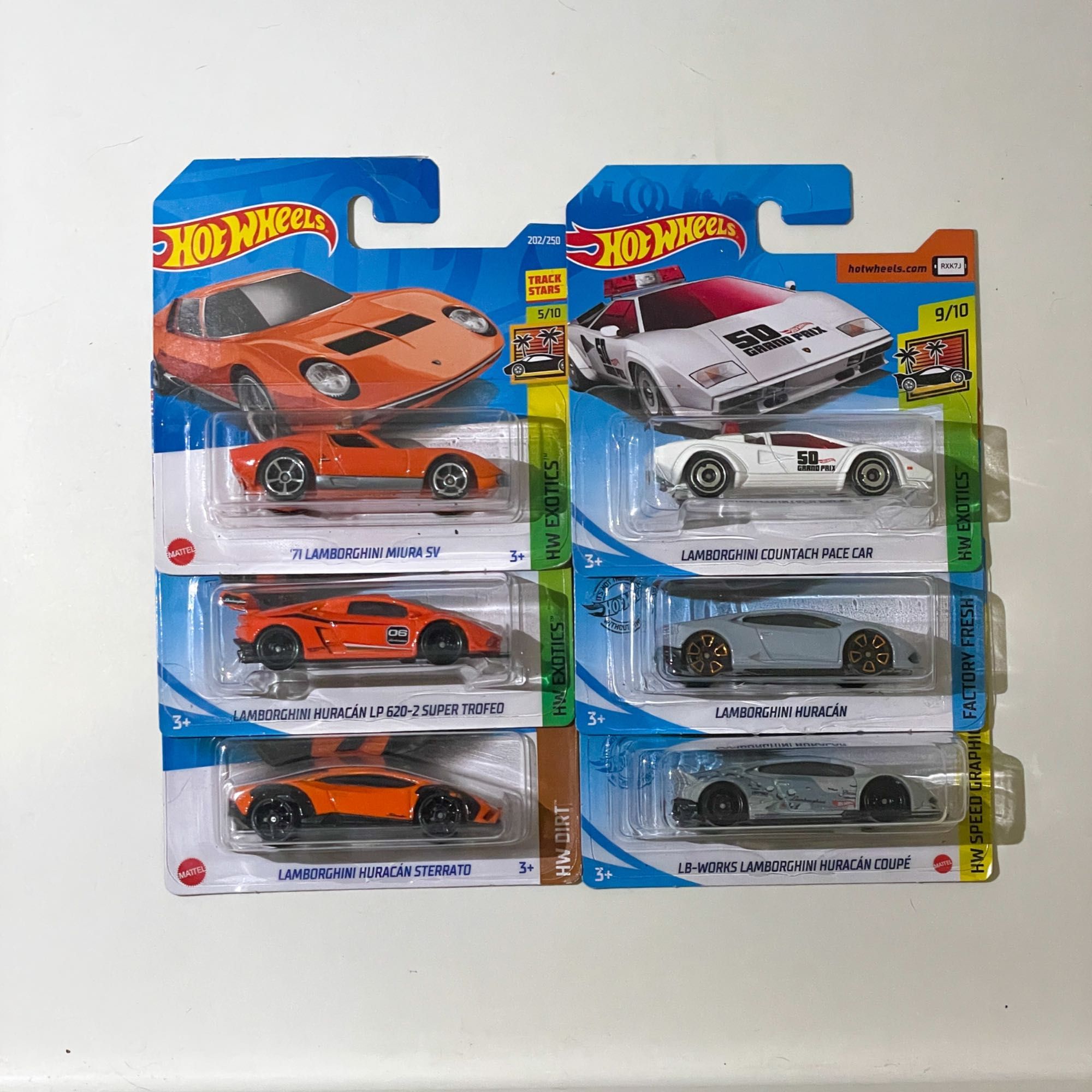 Hot Wheels Lamborghini Lote de 6
