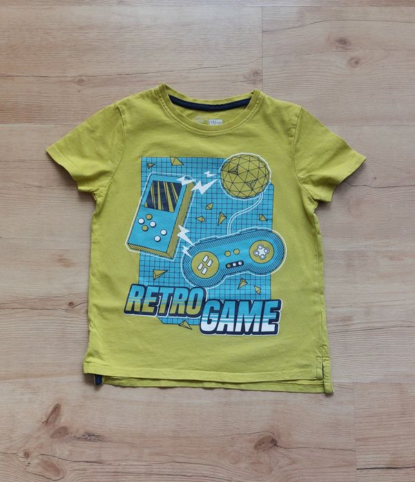 Koszulka bluzka 122 little kids t-shirt kr rękaw