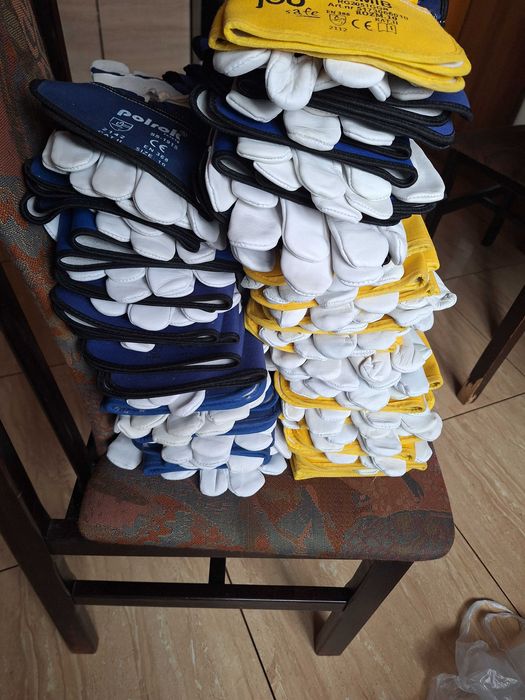 Rękawice robocze z miękkiej skóry