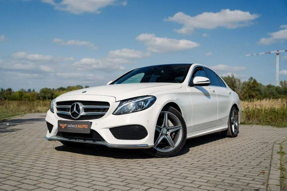 Mercedes-Benz Klasa C Mercedes-Benz C200 4Matic, Salon Polska, AMG, 2 Właściciel