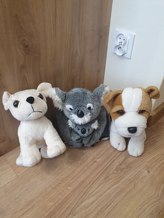 Maskotki dla dzieci zestaw 3 sztuki